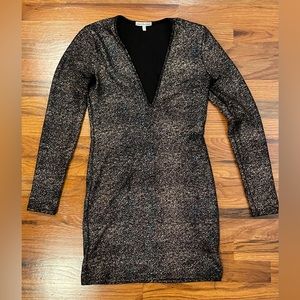 Metallic Mini dress